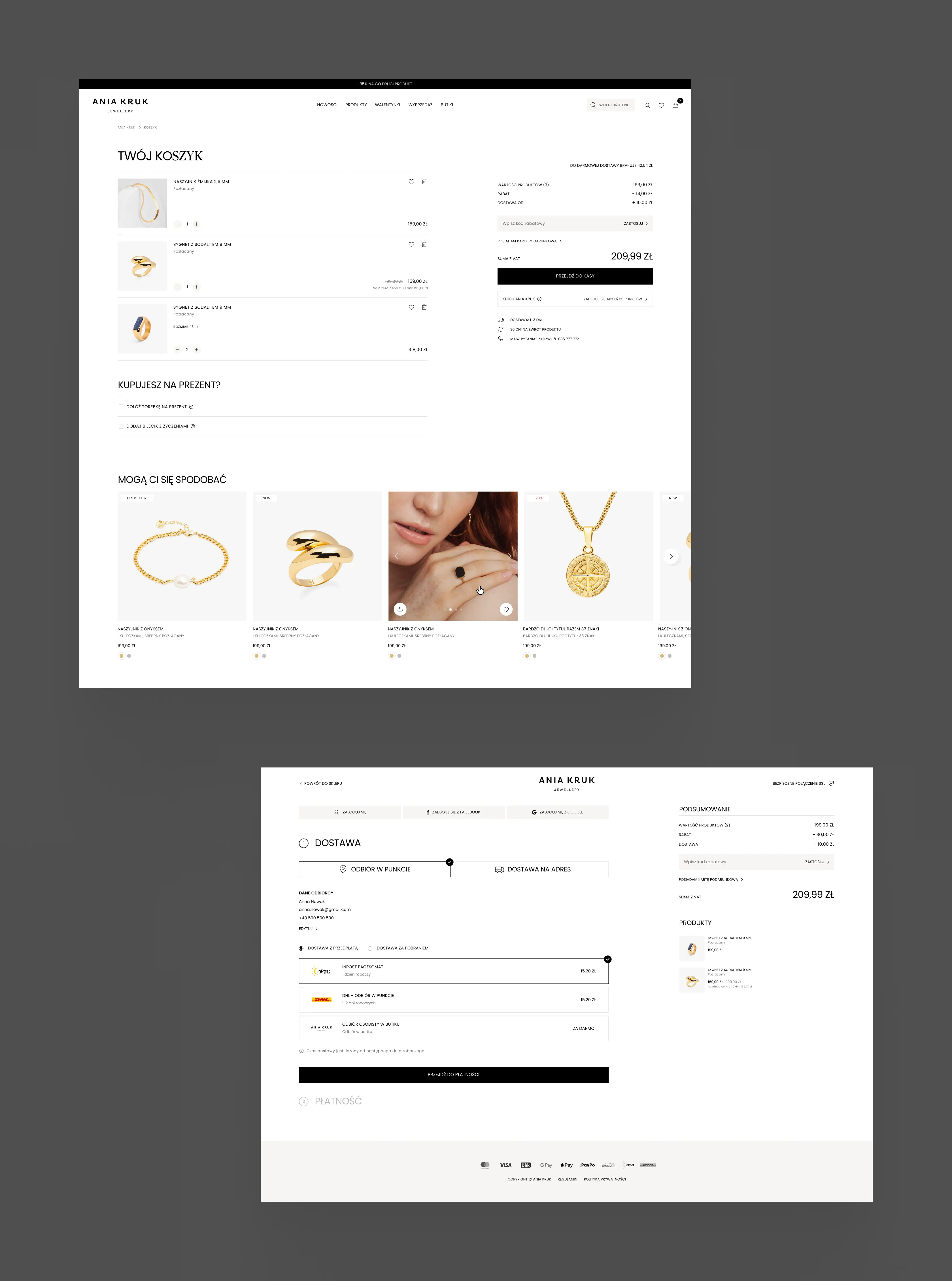 Ania Kruk – Cart & Checkout
