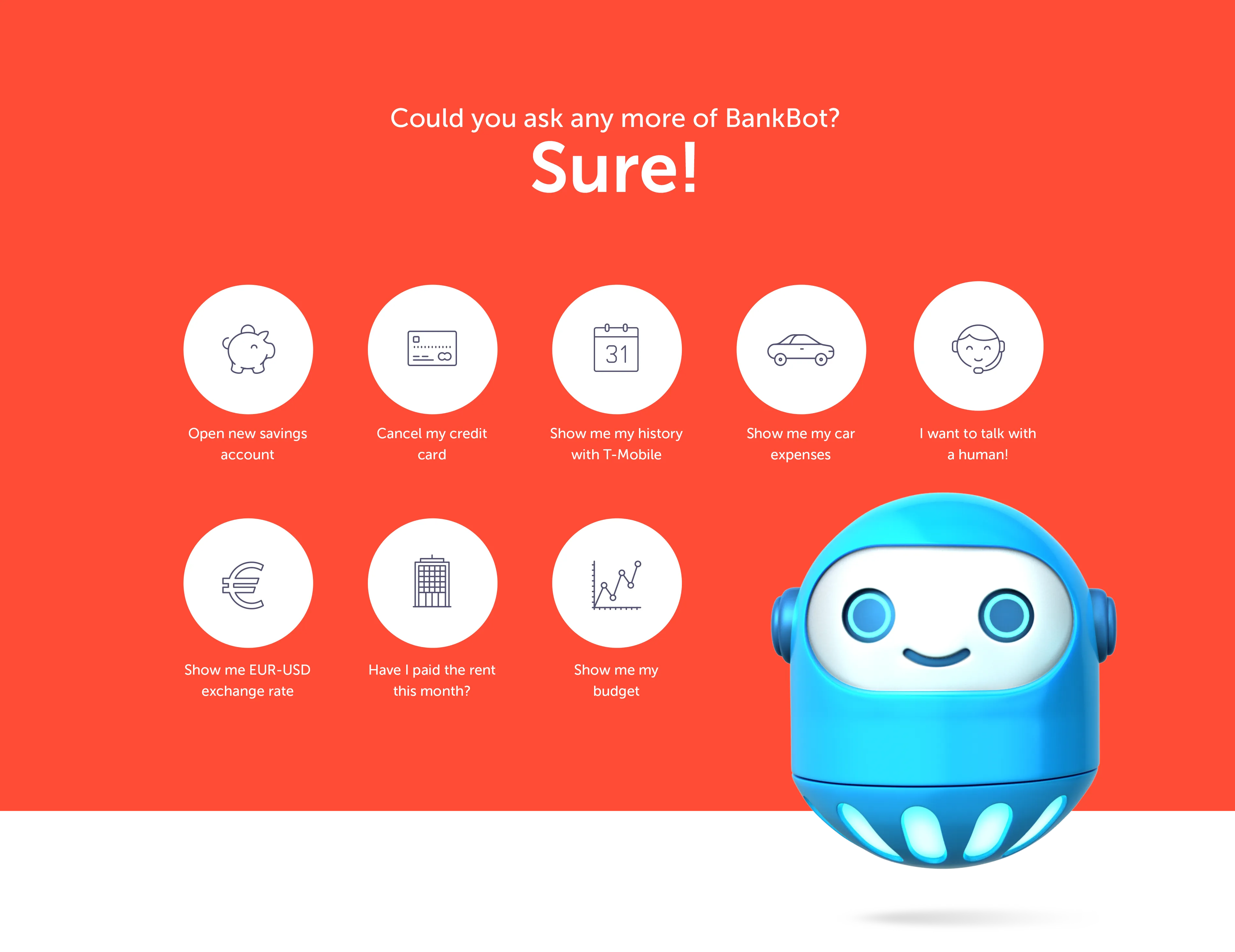 K2 Bank – The main interface